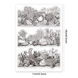 Summer Theme Clear Stamps, Coral