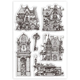 Summer Theme Clear Stamps, House