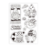Summer Theme Clear Stamps, Gnome