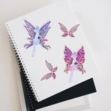 Custom Summer Theme PVC Plastic Clear Stamps, for DIY Scrapbooking, Photo Album Decorative, Cards Making, Wing, 160x110mm