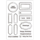 Custom Summer Theme PVC Plastic Clear Stamps, for DIY Scrapbooking, Photo Album Decorative, Cards Making, Mixed Shapes, 160x110mm