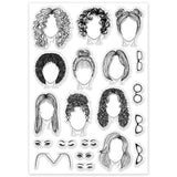 Custom Summer Theme PVC Plastic Clear Stamps, for DIY Scrapbooking, Photo Album Decorative, Cards Making, Hair, 160x110mm