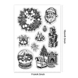 PVC Plastic Clear Stamps, for DIY Scrapbooking, Photo Album Decorative, Cards Making, Mixed Shapes, 160x110mm