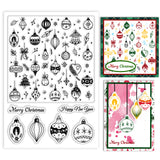 Custom Summer Theme PVC Plastic Clear Stamps, for DIY Scrapbooking, Photo Album Decorative, Cards Making, Christmas Bell, 160x110mm