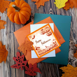 Halloween PVC Plastic Clear Stamps, for DIY Scrapbooking, Photo Album Decorative, Cards Making, Pumpkin, 160x110mm