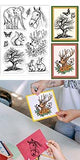 PVC Plastic Clear Stamps, for DIY Scrapbooking, Photo Album Decorative, Cards Making, Animals, 160x110mm