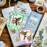 PVC Plastic Clear Stamps, for DIY Scrapbooking, Photo Album Decorative, Cards Making, Hummingbird, 160x110mm