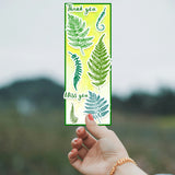 PVC Plastic Clear Stamps, for DIY Scrapbooking, Photo Album Decorative, Cards Making, Pteridophyta, 160x110mm