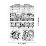 PVC Plastic Clear Stamps, for DIY Scrapbooking, Photo Album Decorative, Cards Making, Mixed Shapes, 160x110mm