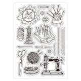 Halloween PVC Plastic Clear Stamps, for DIY Scrapbooking, Photo Album Decorative, Cards Making, Mixed Shapes, 160x110mm