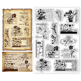 Halloween PVC Plastic Clear Stamps, for DIY Scrapbooking, Photo Album Decorative, Cards Making, Mixed Shapes, 160x110mm