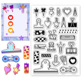 Halloween PVC Plastic Clear Stamps, for DIY Scrapbooking, Photo Album Decorative, Cards Making, Tool, 160x110mm