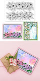 Custom Summer Theme PVC Plastic Clear Stamps, for DIY Scrapbooking, Photo Album Decorative, Cards Making, Flower, 160x110mm