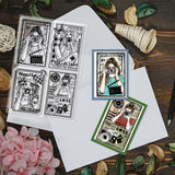 Halloween PVC Plastic Clear Stamps, for DIY Scrapbooking, Photo Album Decorative, Cards Making, Human, 160x110mm