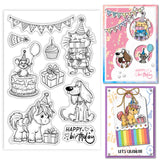 Custom Summer Theme PVC Plastic Clear Stamps, for DIY Scrapbooking, Photo Album Decorative, Cards Making, Party, 160x110mm