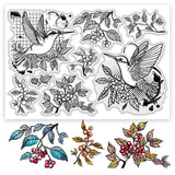 Halloween PVC Plastic Clear Stamps, for DIY Scrapbooking, Photo Album Decorative, Cards Making, Fruit, 160x110mm