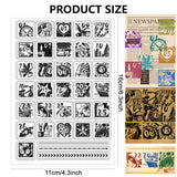 Halloween PVC Plastic Clear Stamps, for DIY Scrapbooking, Photo Album Decorative, Cards Making, Stamp, 160x110mm