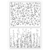 Halloween PVC Plastic Clear Stamps, for DIY Scrapbooking, Photo Album Decorative, Cards Making, Teardrop, 160x110mm