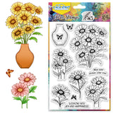 Halloween PVC Plastic Clear Stamps, for DIY Scrapbooking, Photo Album Decorative, Cards Making, April Daisy, 160x110mm