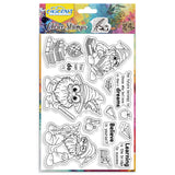 Halloween PVC Plastic Clear Stamps, for DIY Scrapbooking, Photo Album Decorative, Cards Making, Gnome, 160x110mm