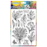 Halloween PVC Plastic Clear Stamps, for DIY Scrapbooking, Photo Album Decorative, Cards Making, May Lily of the Valley, 160x110mm