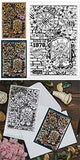 Halloween PVC Plastic Clear Stamps, for DIY Scrapbooking, Photo Album Decorative, Cards Making, Flower, 160x110mm