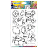 Halloween PVC Plastic Clear Stamps, for DIY Scrapbooking, Photo Album Decorative, Cards Making, Lemon, 160x110mm