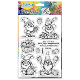 Halloween PVC Plastic Clear Stamps, for DIY Scrapbooking, Photo Album Decorative, Cards Making, Gnome, 160x110mm