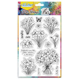 Halloween PVC Plastic Clear Stamps, for DIY Scrapbooking, Photo Album Decorative, Cards Making, March Daffodil, 160x110mm