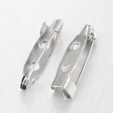 Iron Brooch Findings, Back Bar Pins, Platinum Color, 20mm long, 5mm wide, 5mm thick, 1000pc/Set