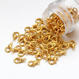 Zinc Alloy Lobster Claw Clasps, Parrot Trigger Clasps, Cadmium Free & Lead Free, Golden, 12x6mm, Hole: 1.2mm, 1000pc/Set