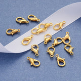 Zinc Alloy Lobster Claw Clasps, Parrot Trigger Clasps, Cadmium Free & Lead Free, Golden, 12x6mm, Hole: 1.2mm, 1000pc/Set