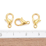 Zinc Alloy Lobster Claw Clasps, Parrot Trigger Clasps, Cadmium Free & Nickel Free & Lead Free, Golden, 12x6mm, Hole: 1.2mm, 1000pc/Set