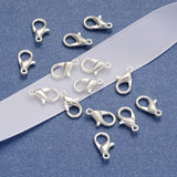 Zinc Alloy Lobster Claw Clasps, Parrot Trigger Clasps, Cadmium Free & Lead Free, Jewelry Making Findings, Silver Color Plated, 12x6mm, Hole: 1.2mm, 1000pc/Set