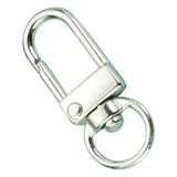 Alloy Swivel Snap Hook Clasps, Platinum, 32x11mm, 10pc/Set