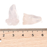 Natural Rose Quartz Beads, Flower, 15~21x9~17x11~13mm, Hole: 1~1.2mm, 5pc/Set