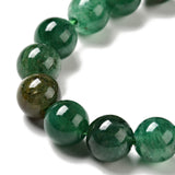 Natural Emerald Beads Strands, Round, 6.5mm, Hole: 0.8mm, about 64pcs/strand, 15.55''(39.5cm), 2Strand/Set