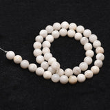 Natural White Crazy Lace Agate Bead Strands, Round, 8mm, Hole: 1mm, about 44pcs/strand, 14.9 inch~15.1 inch, 5Strand/Set