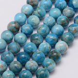 Natural Apatite Beads Strands, Round, 8mm, Hole: 1mm, about 48~50pcs/strand, 15.7 inch, 2Strand/Set