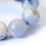 Natural Sodalite Round Bead Strands, 6~6.5mm, Hole: 1mm, about 60pcs/strand, 15 inch, 5Strand/Set