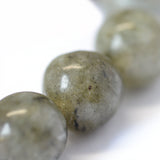 Natural Labradorite Round Bead Strands, 8~8.5mm, Hole: 1mm, about 44~48pcs/strand, 15 inch, 5Strand/Set