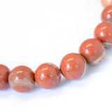 Natural Red Jasper Round Bead Strands, 8~8.5mm, Hole: 1mm, about 47pcs/strand, 15.5 inch, 5Strand/Set