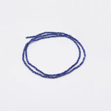 Natural Lapis Lazuli Beads Strands, Round, Faceted, 2mm, Hole: 0.5mm, about 197pcs/strand, 15.7 inch(40cm), 3Strand/Set