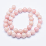 Natural Pink Opal Beads Strands, Round, 6mm, Hole: 1mm, about 58pcs/strand, 15 inch(38.1cm), 3Strand/Set