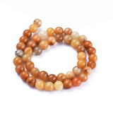 Natural Gemstone Beads Strands, Mixed Stone, Round, 8mm, Hole: 0.8~1mm, about 46pcs/Strand, 14.96 inch(38cm), 10Strand/Set