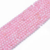 Natural Rose Quartz Beads Strands, Round, 10mm, Hole: 1mm, about 38pcs/strand, 14.96 inch(38cm), 10Strand/Set