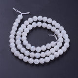 Natural Rainbow Moonstone Bead Strands, Grade AB, Round, 6mm, Hole: 1mm, about 62~68pcs/strand, 15.3 inch(39cm), 2Strand/Set