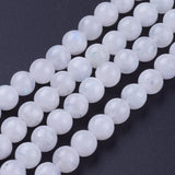 Natural Rainbow Moonstone Bead Strands, Grade AB, Round, 6mm, Hole: 1mm, about 62~68pcs/strand, 15.3 inch(39cm), 2Strand/Set