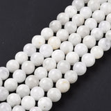 Natural Rainbow Moonstone Beads Strands, Round, 8mm, Hole: 1mm, about 48pcs/strand, 15.5 inch(39.5cm), 2Strand/Set