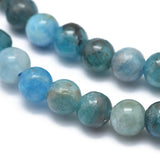 Natural Apatite Beads Strands, Grade AB, Round, 4mm, Hole: 0.8mm, about 98pcs/strand, 14.9 inch(38cm), 3Strand/Set